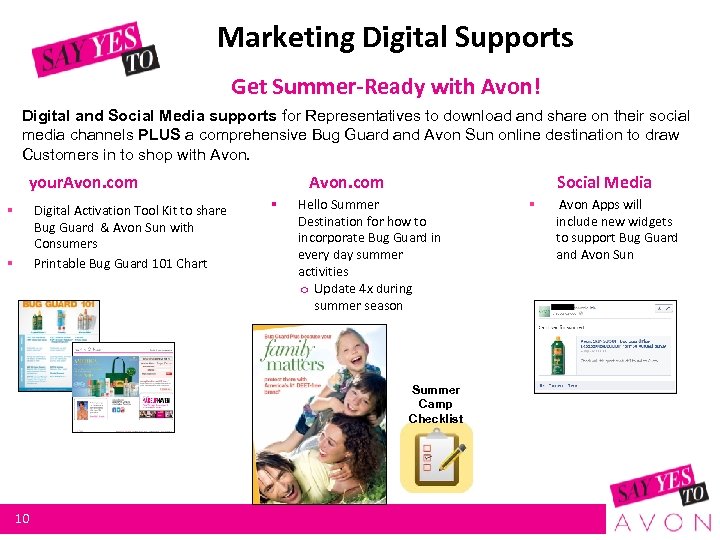 Marketing Digital Supports Get Summer-Ready with Avon! Digital and Social Media supports for Representatives