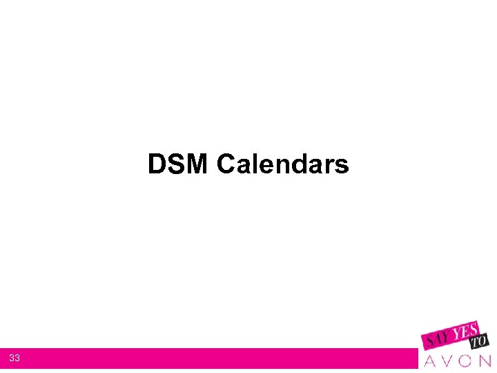 DSM Calendars 33 