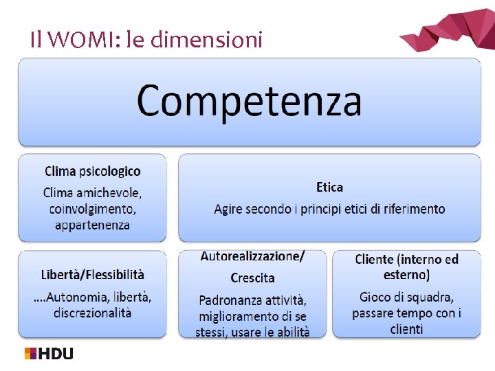 Il WOMI: le dimensioni 