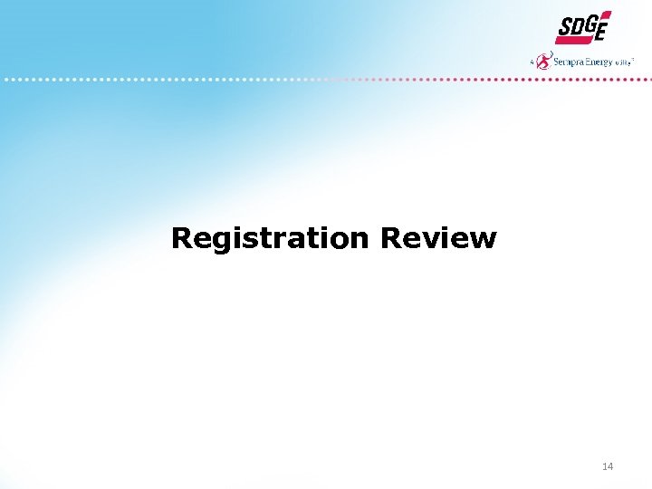 Registration Review 14 