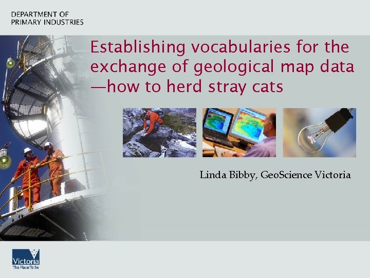 Establishing vocabularies for the exchange of geological map data —how to herd stray cats