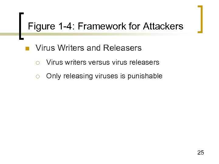Figure 1 -4: Framework for Attackers n Virus Writers and Releasers ¡ Virus writers