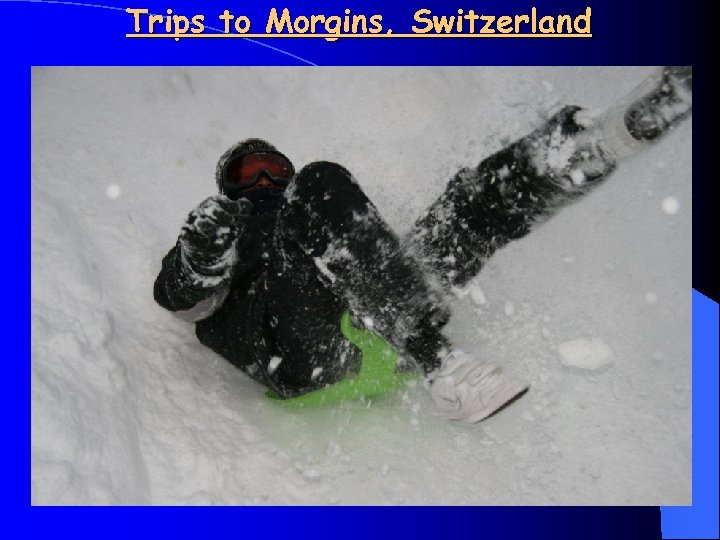 Trips to Morgins, Switzerland 