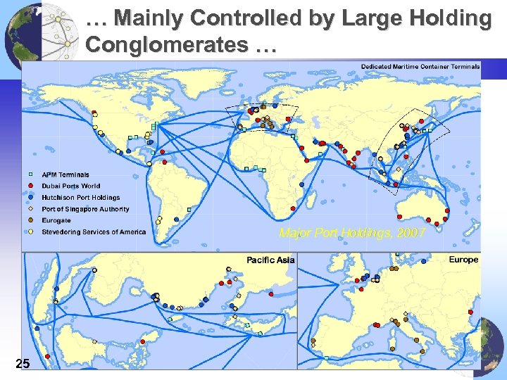 … Mainly Controlled by Large Holding Conglomerates … Major Port Holdings, 2007 25 