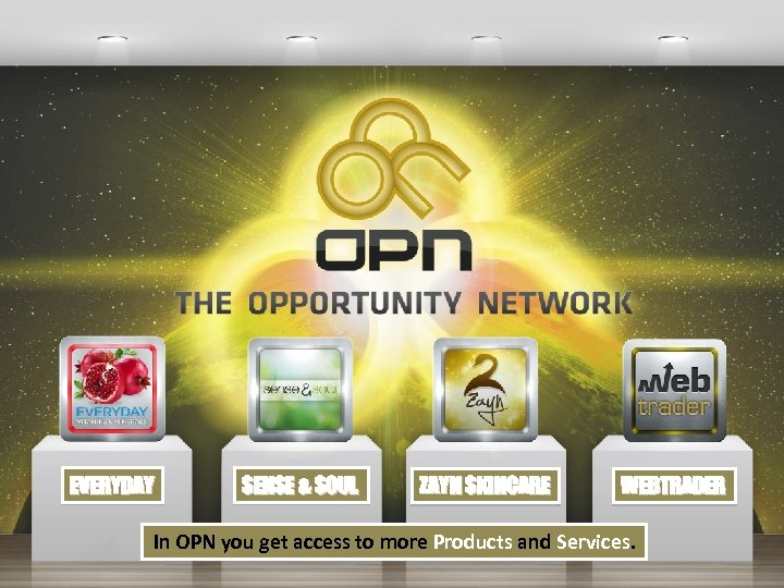 EVERYDAY SENSE & SOUL ZAYN SKINCARE WEBTRADER In OPN you get access to more