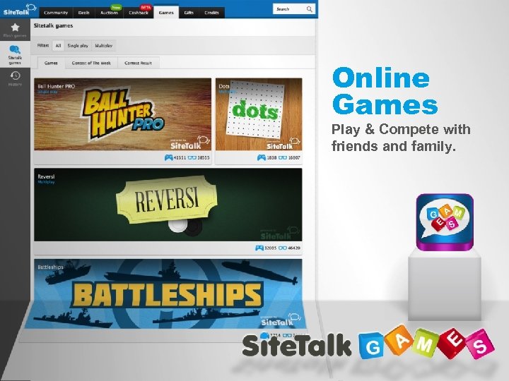 Online Games Play & Compete with friends and family. 