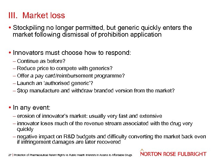 Protection Of Pharmaceutical Patent Rights Vs Public Health