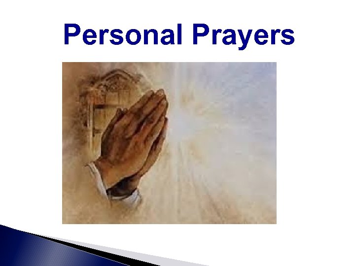 Personal Prayers 