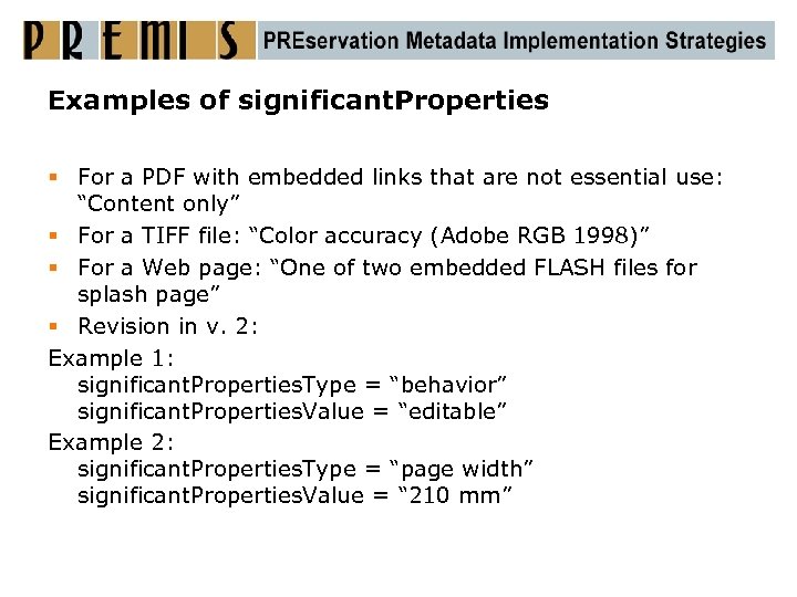 Examples of significant. Properties § For a PDF with embedded links that are not