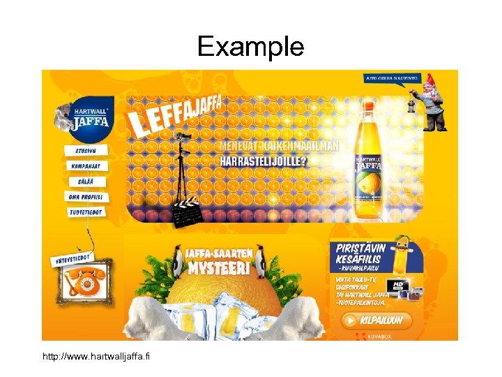 Example http: //www. hartwalljaffa. fi 