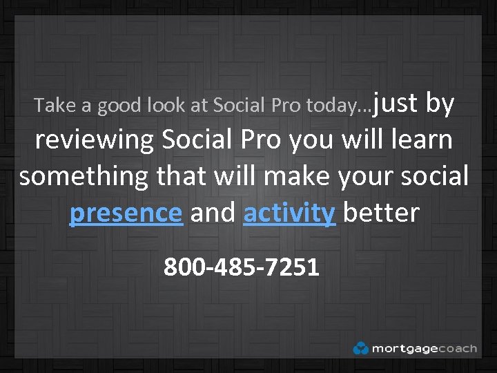 Take a good look at Social Pro today…just by reviewing Social Pro you will