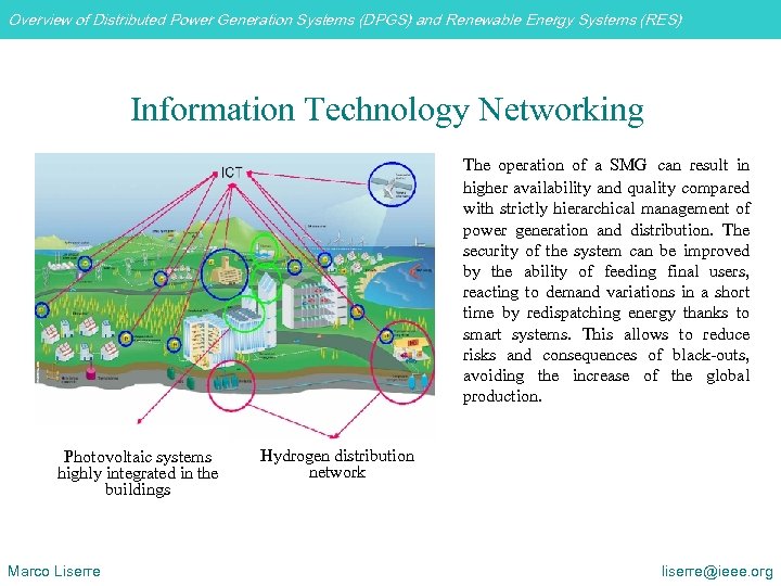 Overview of Distributed Power Generation Systems (DPGS) and Renewable Energy Systems (RES) Information Technology
