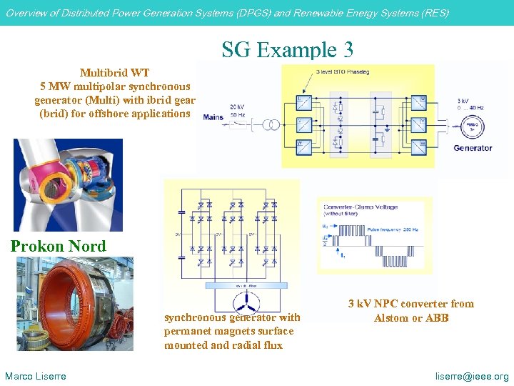 Overview of Distributed Power Generation Systems (DPGS) and Renewable Energy Systems (RES) SG Example