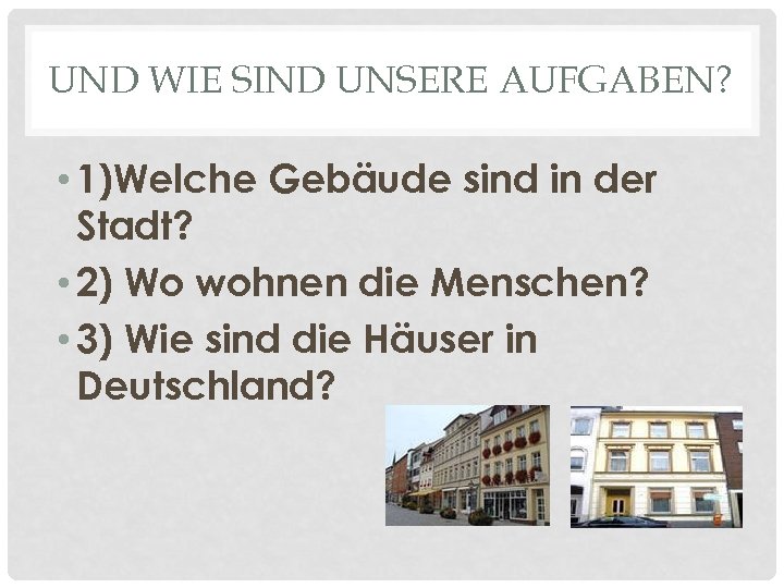 In der stadt wohnen