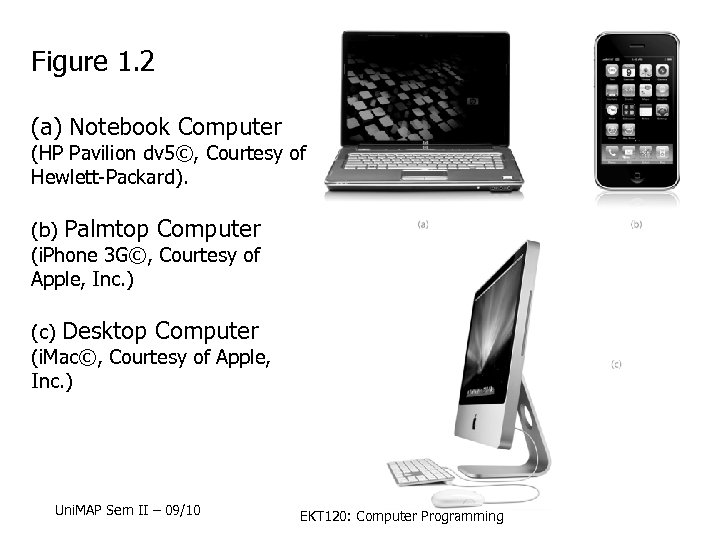 Figure 1. 2 (a) Notebook Computer (HP Pavilion dv 5©, Courtesy of Hewlett-Packard). (b)