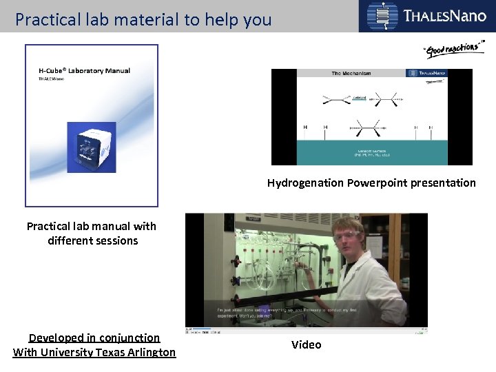 Practical lab material to help you Hydrogenation Powerpoint presentation Practical lab manual with different