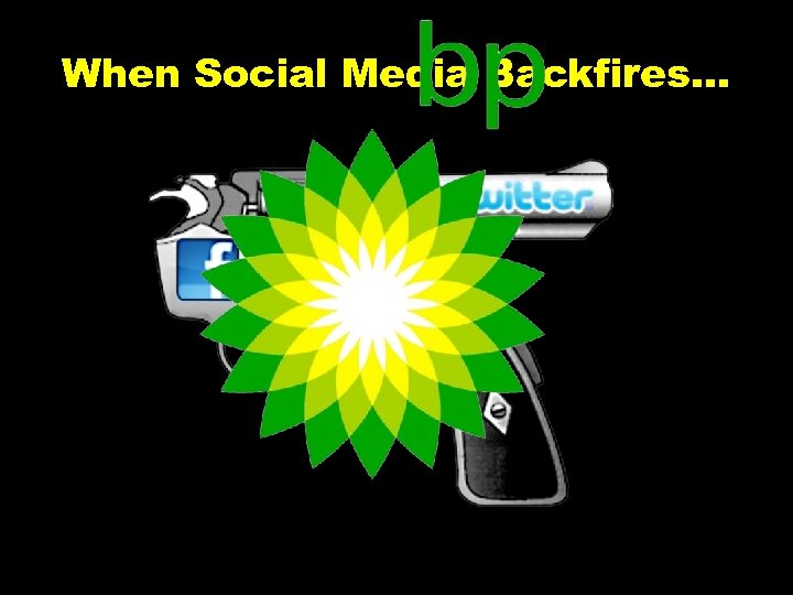 When Social Media Backfires. . . 