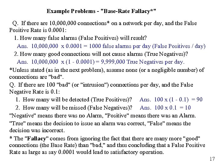 Example Problems - 