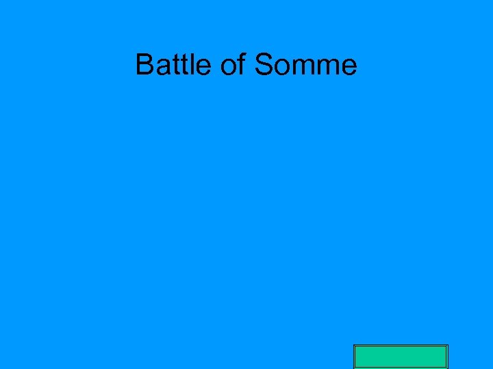 Battle of Somme 