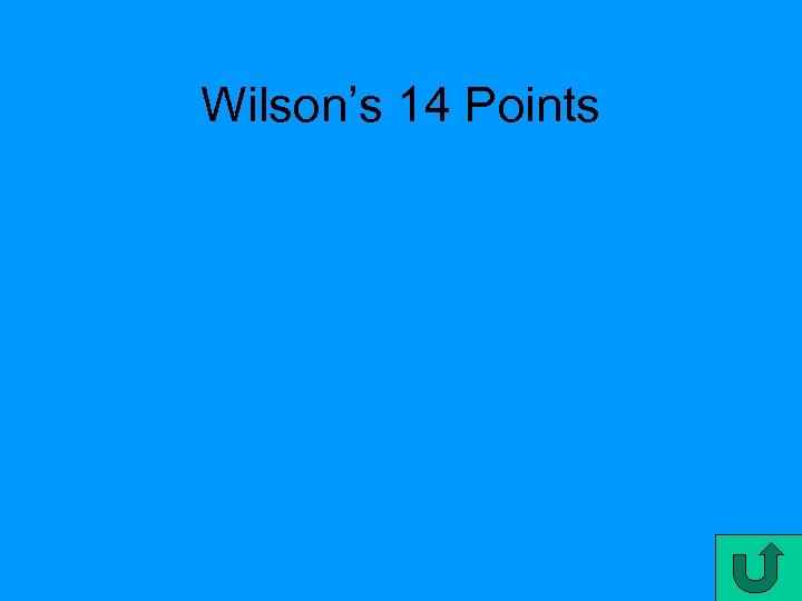 Wilson’s 14 Points 