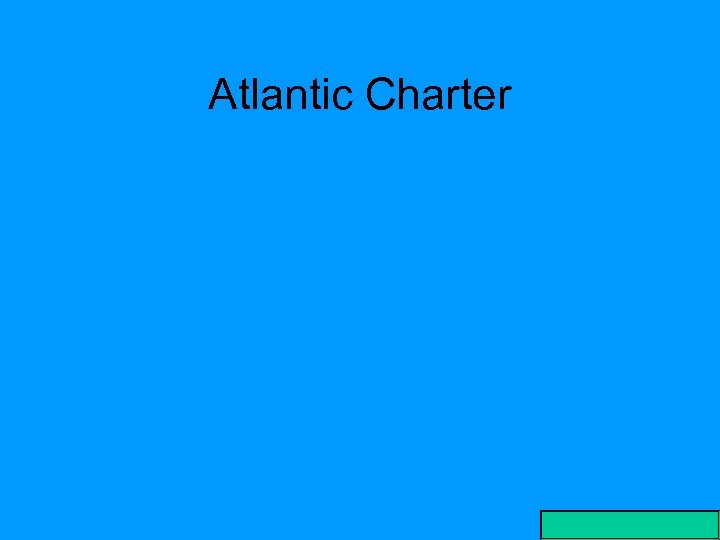 Atlantic Charter 
