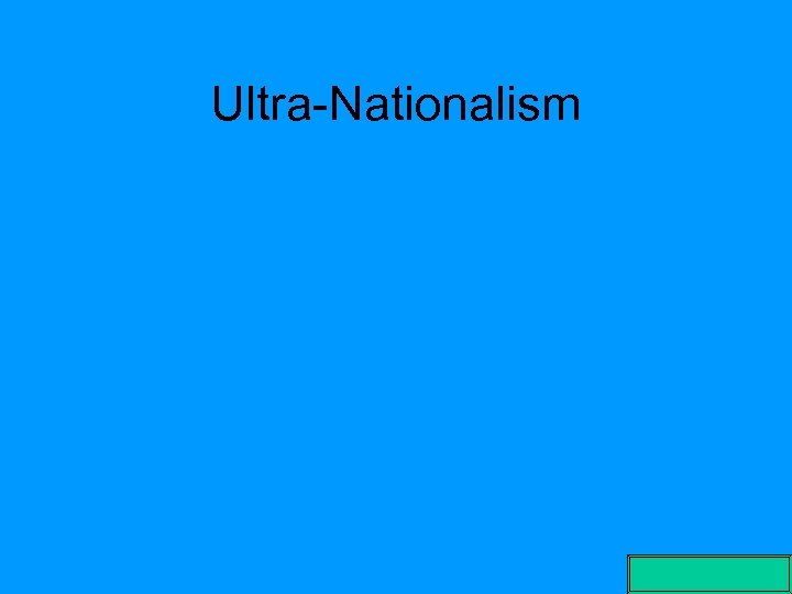 Ultra-Nationalism 
