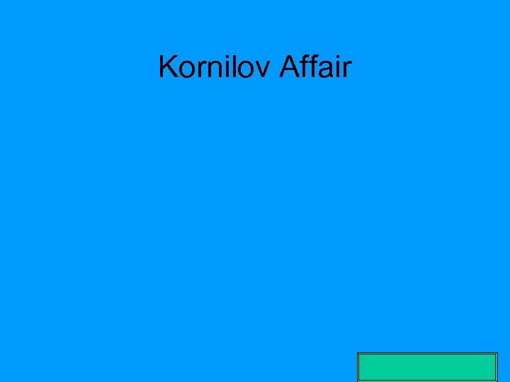 Kornilov Affair 