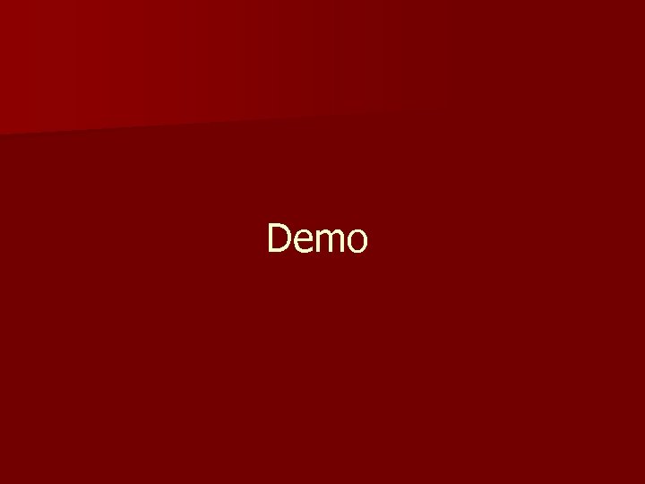 Demo 