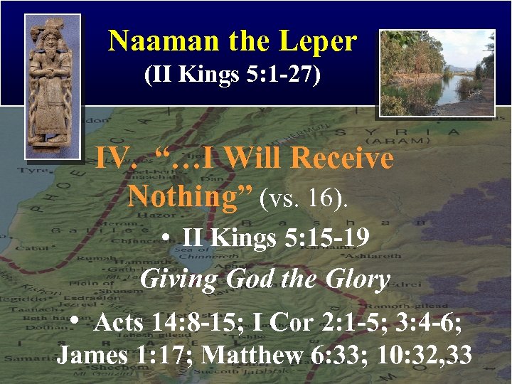 Ii Kings 5 1 5 Now Naaman Commander