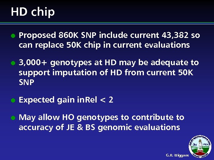 HD chip l l Proposed 860 K SNP include current 43, 382 so can