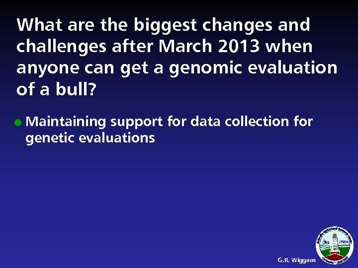 What are the biggest changes and challenges after March 2013 when anyone can get