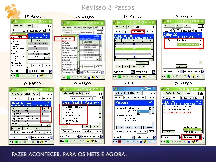 Revisão 8 Passos 1º Passo 5º Passo 2º Passo 6º Passo 3º Passo 4º