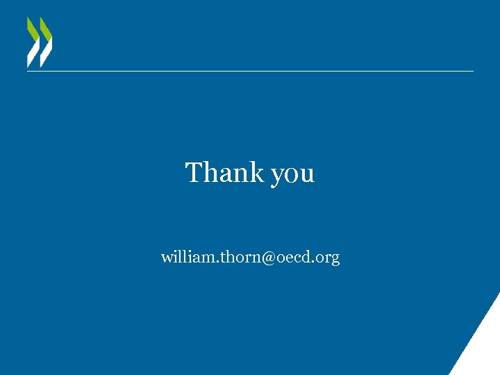 Thank you william. thorn@oecd. org 