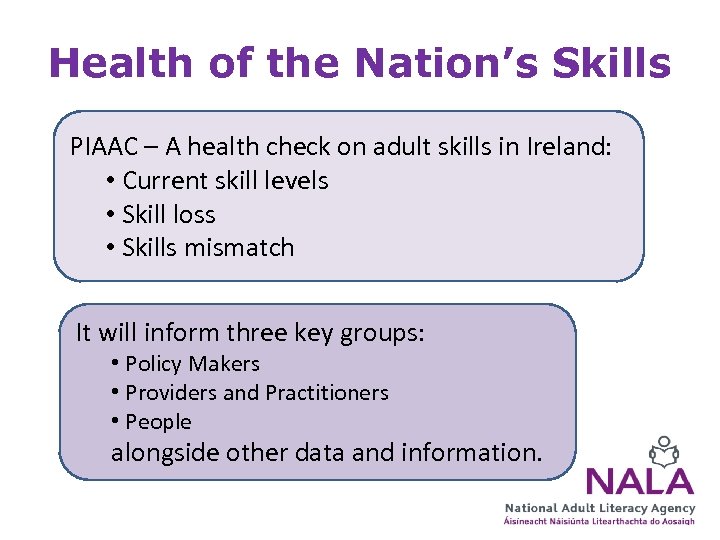 Health of the Nation’s Skills PIAAC – A health check on adult skills in