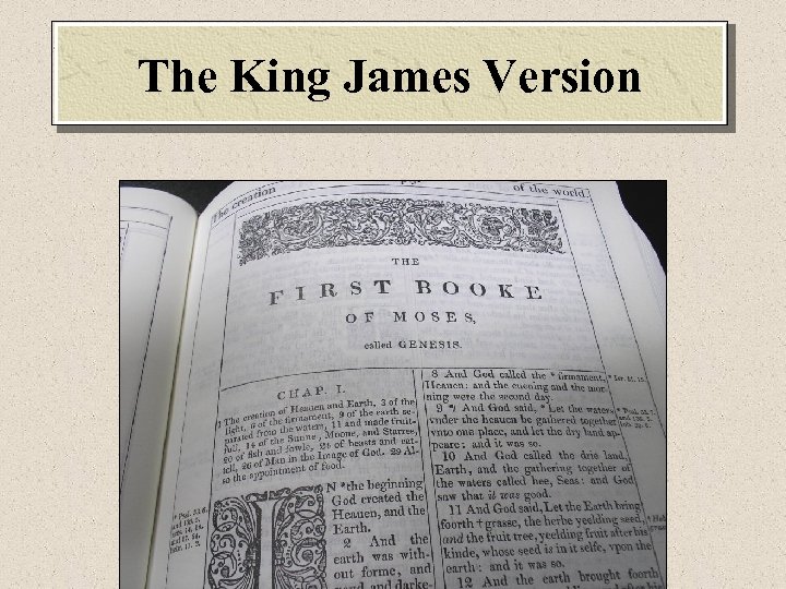 The King James Version 