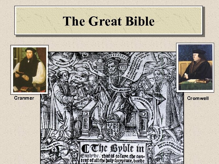 The Great Bible Cranmer Cromwell 