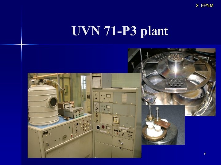 X EPNM UVN 71 -P 3 plant UVN 71 -P 3 p 8 