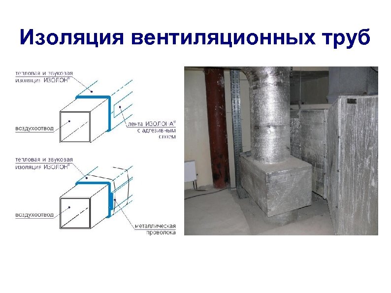 Изоляция вентиляционных труб 