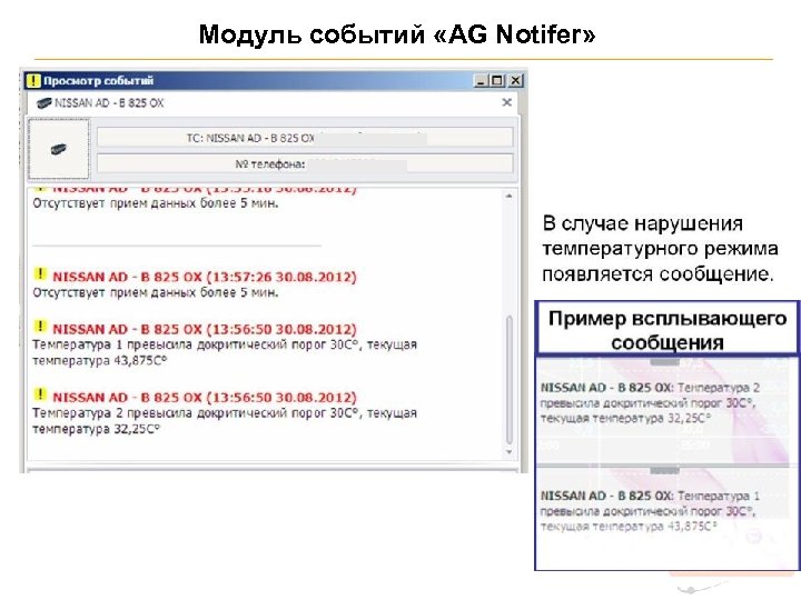 Модуль событий «AG Notifer» 