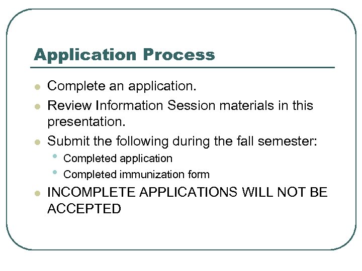 Molecular Diagnostics Certificate Program Information Session Introduction