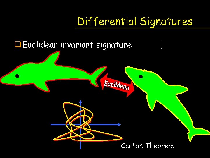 Differential Signatures q Euclidean invariant signature Cartan Theorem 