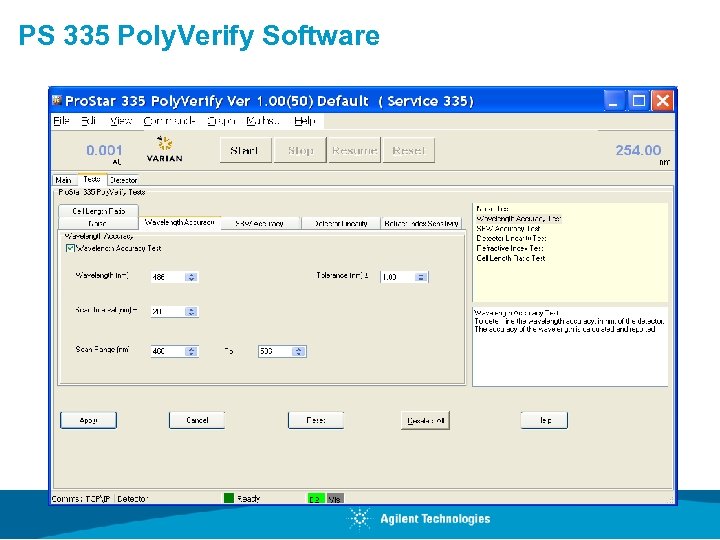 PS 335 Poly. Verify Software 