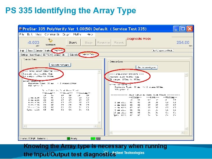 PS 335 Identifying the Array Type Knowing the Array type is necessary when running