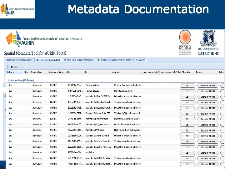 Metadata Documentation 12 