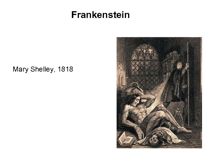 Frankenstein Mary Shelley, 1818 
