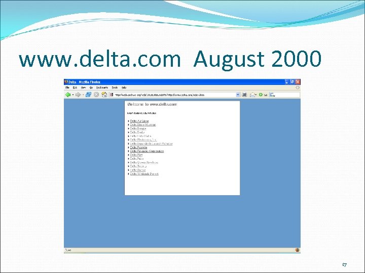 www. delta. com August 2000 17 