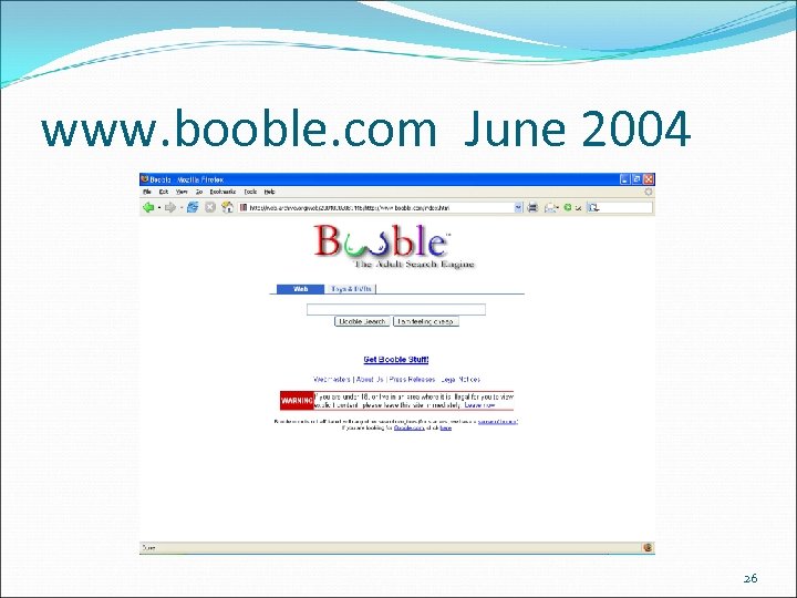 www. booble. com June 2004 26 