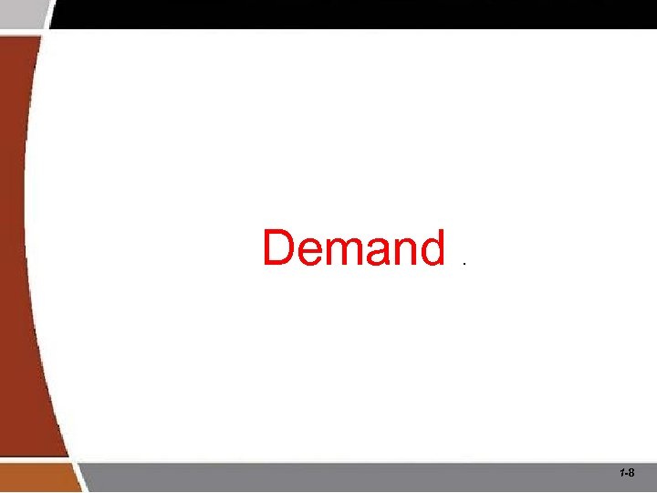 Demand . 1 -8 