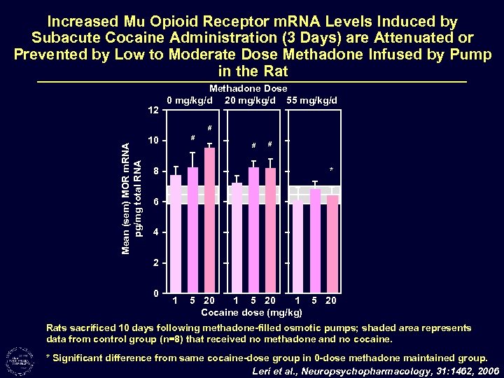 Increased Mu Opioid Receptor m. RNA Levels Induced by Subacute Cocaine Administration (3 Days)