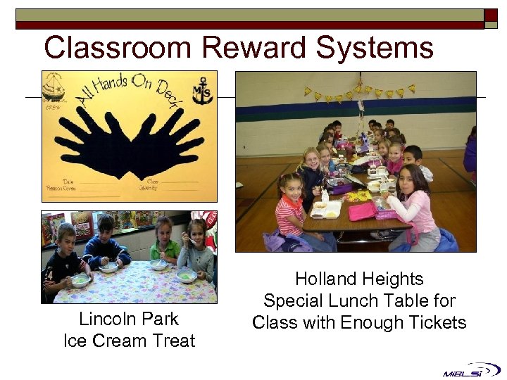 Classroom Reward Systems Lincoln Park Ice Cream Treat Holland Heights Special Lunch Table for